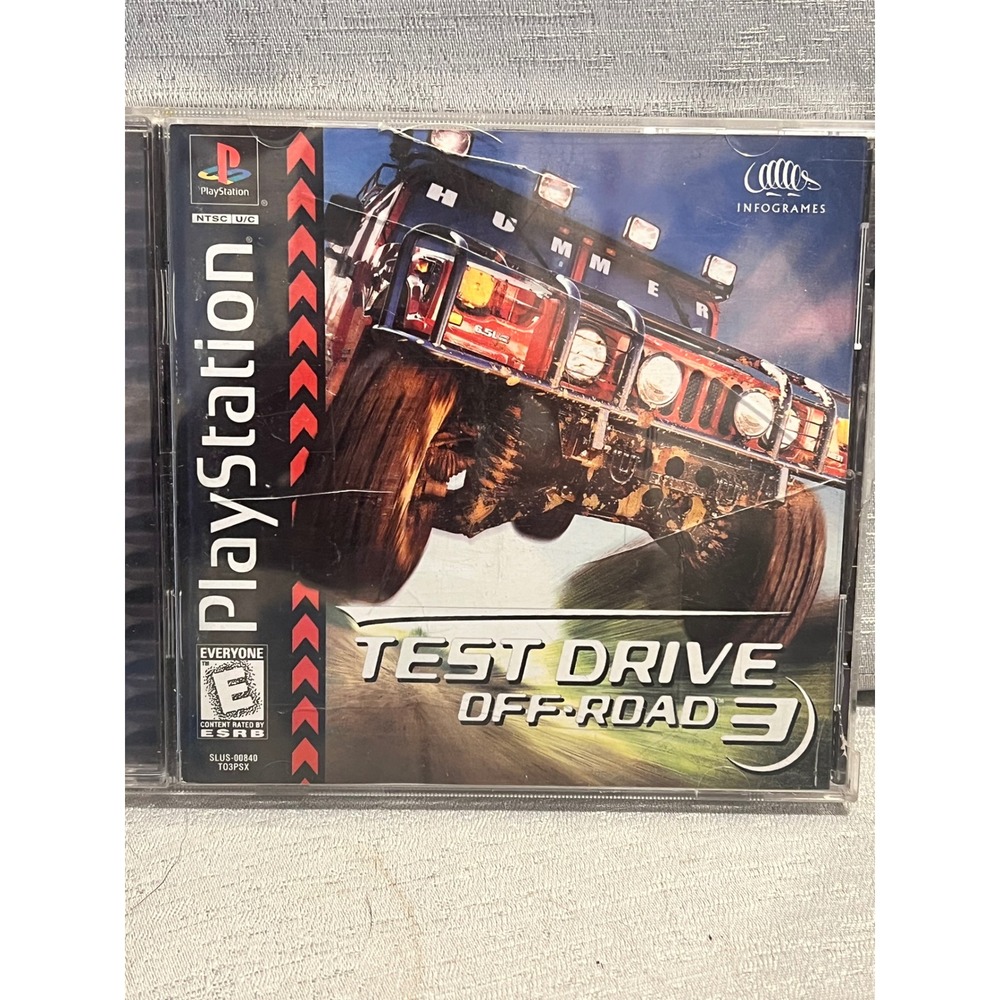 Test Drive Off-Road 3 Sony PlayStation PS1 1999 Racing Game SLUS-00840 Hummer